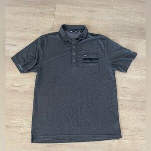 Travis Mathew Men's Gray Polo Shirt XL‎